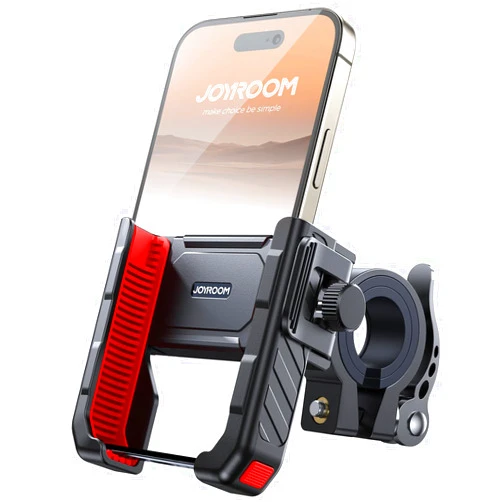 JOYROOM Motorcycle Bike Phone Mount Holder - Bicycle Handlebar Cell Phone Mount - Stroller Scooter Phone Clip for iPhone Samsung Galaxy 4.7''-7'' Smartphones