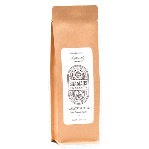 Ayni Foods Guayusa Tea - Wild Crafted Bulk Cut Leaf