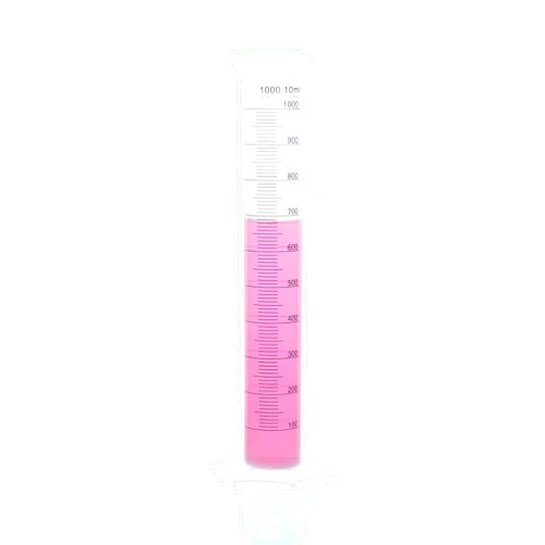 Labvida Plastic Measuring Cylinder, Vol.1000ml, PP Material with Blue Printed Graduation, LVF002