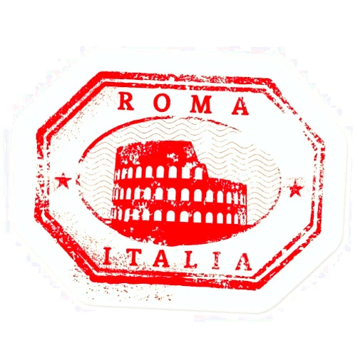 Stickers & Tees Rome Roma Italy Travel Vinyl Car Bumper Window Sticker 3