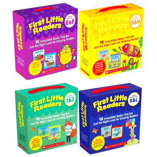 By Liza Charlesworth (Author) Scholastic First Little Readers 4 Parent Packs Set - Guided Reading Level E&F, G&H, I&J, K&L