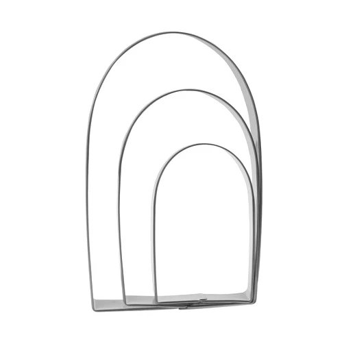 Keewah Arch Cookie Cutter Set - 5”,4”,3” - 3 Piece - Stainless Steel