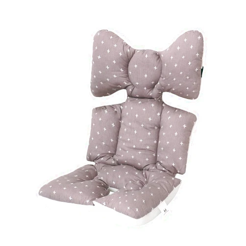 Miracle Baby Baby Stroller Seat Liners, Reversible Baby Stroller Cushion Pad Soft and Breathable 3D Air Mesh Cotton Universal Baby Seat Pad Liner for Strollers, Car Seats (Grey)