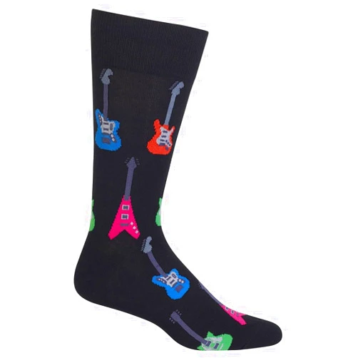 Hot Sox Men's Fun Conversation Starter Crew Socks-1 Pair Pack-Cool Funny Pop Culture Gifts