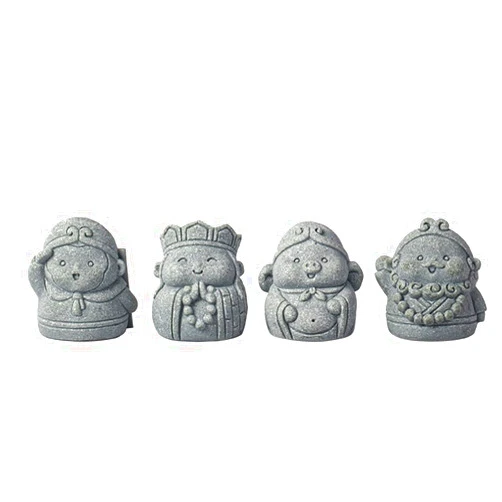 Kingzhuo 4 Pcs Cute Journey to The West Statue Figurine Set, Resin Sun Wukong Figure Monkey King Figure Monk Buddha Monk Sculpture, Home Office Car Decor, Collectible Gifts Miniature Figure