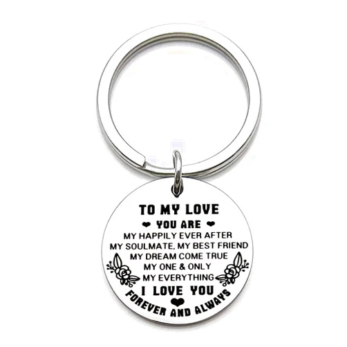 ShiQiao Spl Gift Keychains for Boyfriend Husband Fiance - Wife Girlfriend Gifts for Valantines Day Present Vday Gift