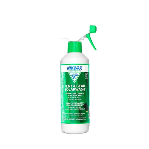 Nikwax Tent & Gear SolarWash, Cleaning, Waterproofing and UV Protector, Cleaner, Maintenance, Restores DWR Water Repellency on Outdoor Gear, Rain Fly, Canvas, Covers, Tarps, Backpacks, Accessories