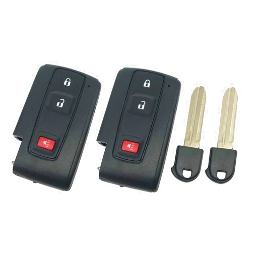 Horande 2PCS Smart Replacement Key Fob Cover Case fit for Toyota Prius Keyless Entry Key Fob Shell (MOZB31EG )