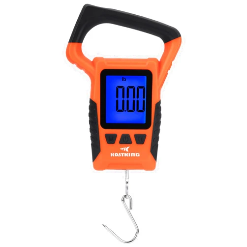 KastKing Fish Scale, WideView Floating Waterproof Digital Scale, 2.5” Large LCD Display, 110lb Capacity, Multi-Mode Pound/Ounces & Kilograms, Stores up to 9 Weights, Fishing Gifts for Men