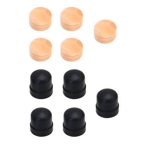 BQLZR Trombone Slide Rubber End Bumper & 9.5mm Dia Trumbone Cork Pads Pack of 5