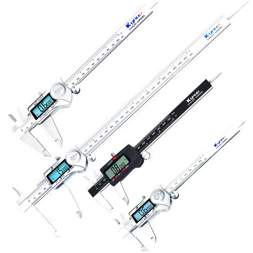 Kynup 0-12Inch Digital Caliper, Caliper Measuring Tool with Stainless Steel, IP54 Waterproof Protection Design, Easy Switch from Inch Metric Fraction, Large LCD Screen (6 Inch /12inch/8inch)