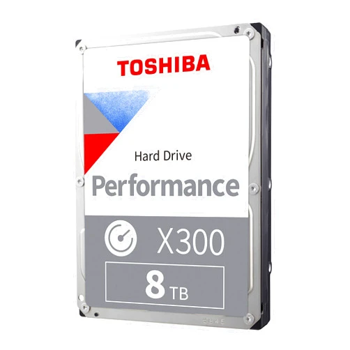Toshiba X300 8TB Performance & Gaming 3.5-Inch Internal Hard Drive – CMR SATA 6 GB/s 7200 RPM 512 MB Cache - HDWR780XZSTA