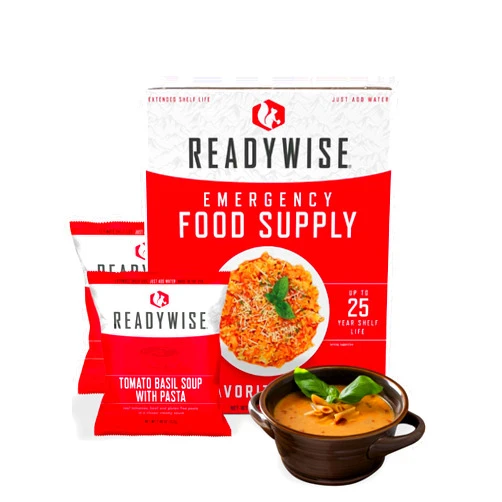 ReadyWise Emergency Food Supply - 18 Servings Favorites Box, Survival Food Kit with Freeze Dried Prepper Food & Dehydrated Meals, Camping Essentials for Backpacking & Hiking, up to 25 Year Shelf Life