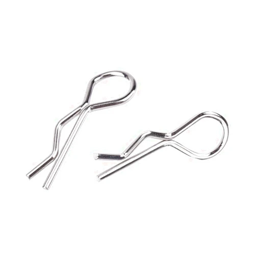 Generic 50 Pcs Cotter Pin Assortment Kit, R Clips Spring Retaining Hair Pins Assortment Kit, RC Accessories R Type Body Clip Pin, Heavy Duty Cotter Hairpin for Hitch Pin Lock Systems