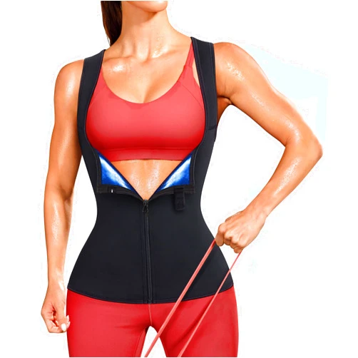 Junlan Waist Trainer for Women - Sauna Suit Sweat Vest Waist Trimmer for Working Out