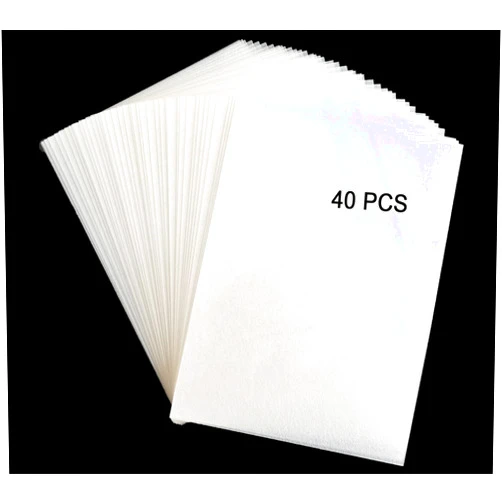 Jusbuya Heat Shrink Film Sheets, 40PCS Shrink Plastic Sheets Shrink Paper Sheets Sanded Shrink Film, Shrink Art Film Paper Frosted Shrinky Art Paper Crafts for Kids Creative Craft DIY Keychains (7.9X5.7inch)