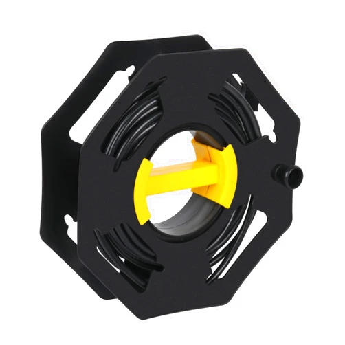 Txecpro Extension Cord Storage Reel, Hose Reel Storage and Light Wire, Heavy Duty Plastic for 12/3,14/3,16/3 Gauge Power Cord, Black