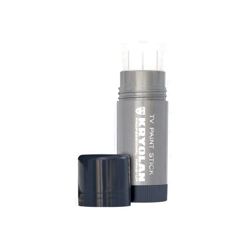 Kryolan TV Paint Stick - 070 Matte White Makeup Stick - Foundation Makeup - Makeup for TV, Theater, Stage, Acting, Face and Body, Full Coverage Cream Concealer Foundation - Made in USA (25 g)