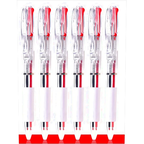 Generic 6pcs Tenfon Two-in-one neutral pens Multi-color pens WYH033 Two-color neutral pens ST Neutral Pens wholesale