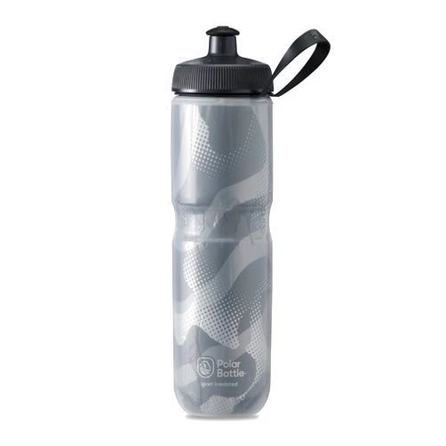 Polar Bottle – Sport Insulated 20oz Nimbus, Seaside Blue & Yellow – Leak Proof Water Bottles Keep Water Cooler 2x Longer than a Regular Reusable Water Bottle