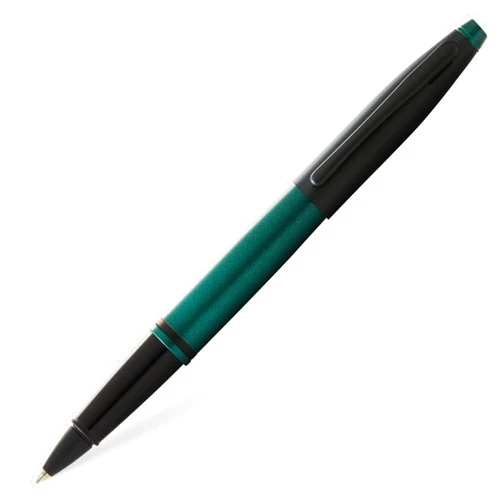 Cross Calais Matte Green and Black Lacquer Rollerball Pen