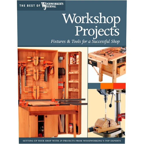 Chris Marshall,Woodworker's Journal,John English,Chris Inman,Rick White,Brad Becker,Ralph Bagnall,Barry Chattell,Bruce Kieffer,Sandor Nagyszalanczy,Kerry Pierce,Tom Caspar,Keith Hettinger,Dick Dorn,Jeff Jacobson,Lee Urban,Dave Olson,John Premo,Peter Walsh Workshop Projects: Fixtures & Tools for a Successful Shop (The Best of Woodworker's Journal)