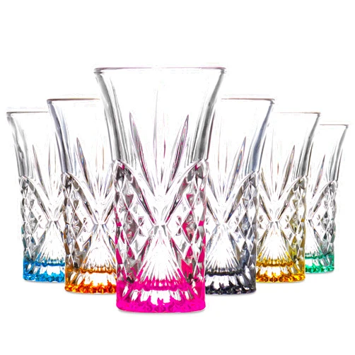 Godinger Shot Glasses Set, Shot Glass Shooters - Dublin Crystal, Set of 6