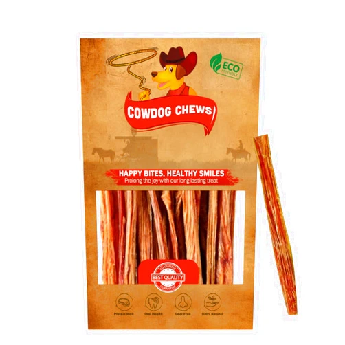 Cowdog Chews Beef Sticks Dog Treats 5-7