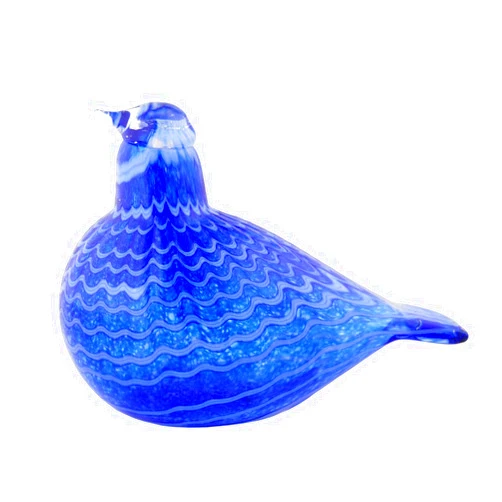 Iittala Birds by Toikka Blue Tail 130 x 85 mm