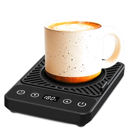 SENJWARM Coffee Warmer for Desk,Mug Warmer Coffee Warmer with Timer,Smart Coffee Cup Warmer with Automatic Shut Off to Keep Temperature Up to 130°F-180°F, for Coffee Lover Coffee Accessories