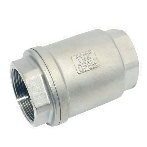 DAN SPEED NPT Female WOG1000 Check Valve,Spring Loaded In-line Low Cracking Pressure,Stainless Steel SS316 CF8M (1.5 Inch)