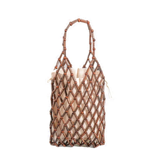 FARZI Cross-Border Handmade Bag DIY Hand-Woven Bag Finished Hollow-Out hot Internet Celebrity Beaded Bag