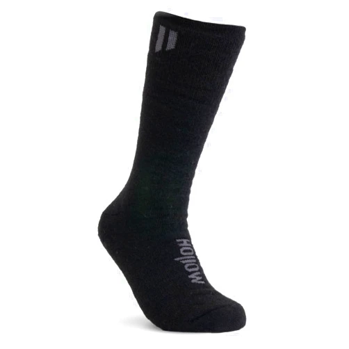 HOLLOW Alpaca Boot Socks for Men and Women, Moisture Wicking Alpaca Socks for Hiking, Running, Temperature Regulating
