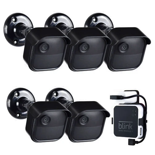 GoHonor All-New Blink Outdoor 4 Gen Mount,5 Pack Weatherproof Protective Housing and 360 Degree Adjustable Mount for Blink Outdoor 4th Gen Camera.(Blink Camera is Not Included)
