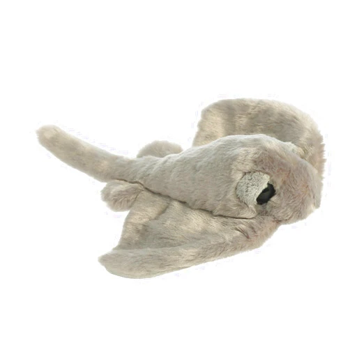 Aurora® Adorable Mini Flopsie™ Sting Ray Stuffed Animal - Mini Companions Ready for Playful Adventures - for Kids All Ages, Toddlers, Adults, and Families - Gray 10.5 Inches