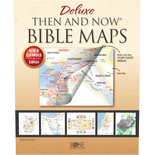 By Rose Publishing (Creator) Deluxe Then and Now Bible Maps - New and Expanded Edition