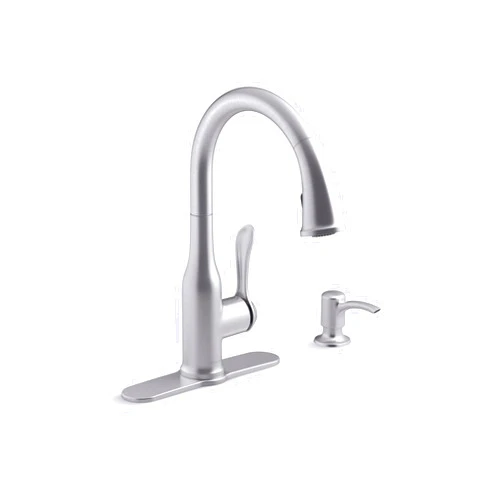 Kohler K-R23863-SD-VS Motif Kitchen Sink Faucet, Vibrant Stainless
