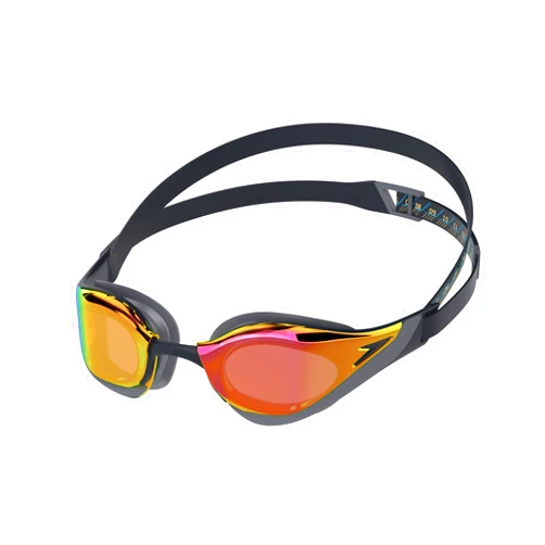 Speedo unisex-adult Swim Goggles Mirrored Fastskin Pure Focus