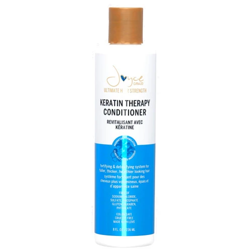 Miracle Elixir Collection Joyce Giraud Ultimate Hair Strength Keratin Therapy Conditioner, with Cynatine & Pure4 Oils, 8 Oz