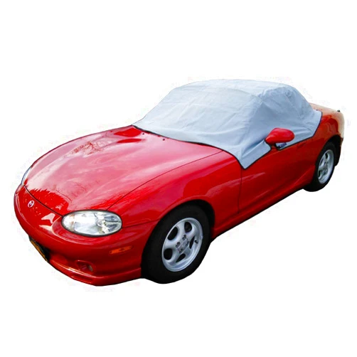 North American Custom Covers Compatible Soft Top Roof Protector Half Cover for Mazda Miata MX5 Mk1 Mk2 Mk2.5 (NA and NB models only)