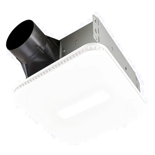 Broan-NuTone AER110CCTK CleanCover Bath, 110 CFM, 1.0 Sone, with Selectable CCT LED Light, Energy STARBath Fan, White