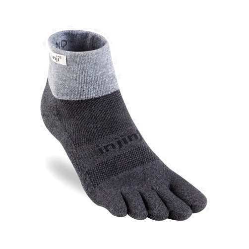 injinji Men's Trail Midweight Mini Crew Toesocks