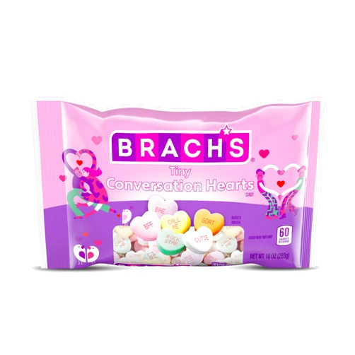 Brach's Tiny Conversation Hearts, Valentine's Day Candy, 10oz