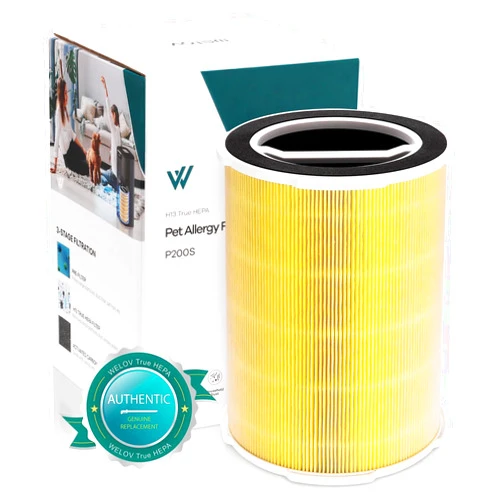 WELOV P200S/P200 Pro Pet Care Filter, 3-in-1 H13 True HEPA and High-Efficiency Activated Carbon Filter for Pet Hair, Dander, Pollen, Dust, Pet Odor, and Other Unwanted Smells