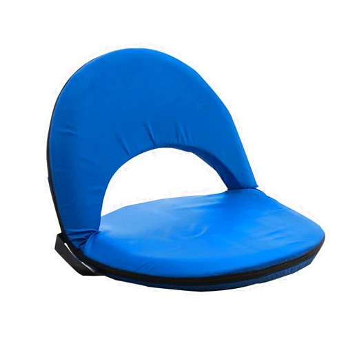 JIXAW Stadium Seat with Back Support - Comfy Cushion,Thick Padding, Reclining Back, Ideal Chair for Sport Events, Beaches, Camping, Concerts,Blue