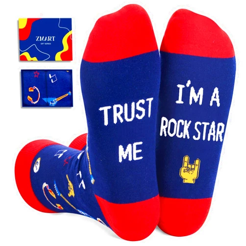 Zmart Funny Gifts for Fireman Pilot - Real Estate Agent Lawyer Librarian Chef Socks