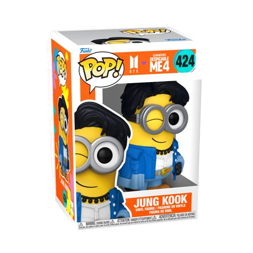 Funko POP! Rocks: Minions X BTS - Jungkook - Jung Kook - BTS + Minions - Collectable Vinyl Figure - Gift Idea - Official Merchandise - for Kids & Adults - Movies, Music Fans