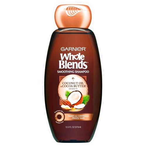 Garnier Whole Blends Shampoo Coconut Oil 12.5 Ounce (369ml) (3 Pack)