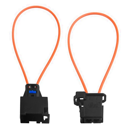 WMYCONGCONG 2 PCS Fiber Optical Optic Loop Bypass Male Female Adapter for Car Radio and Audio Most Optical System