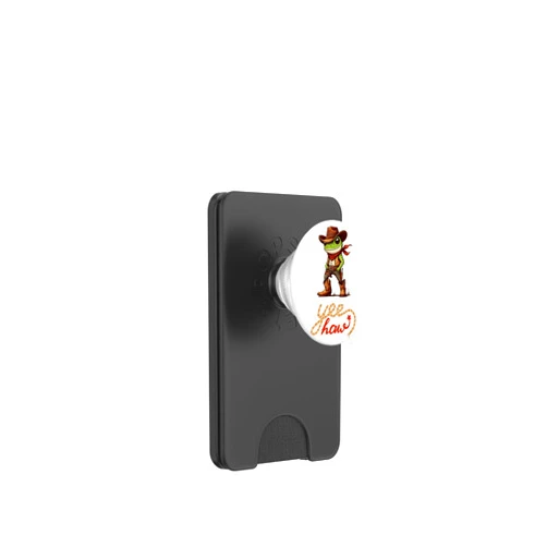 Nicole Lynne Designs Outlaw, Fashion Apparel, Animals, Frog lover, nature design PopSockets PopWallet for MagSafe
